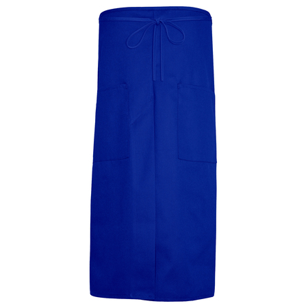 FAME FABRICS F55, Split Front Bistro Apron, Royal Blue 83652